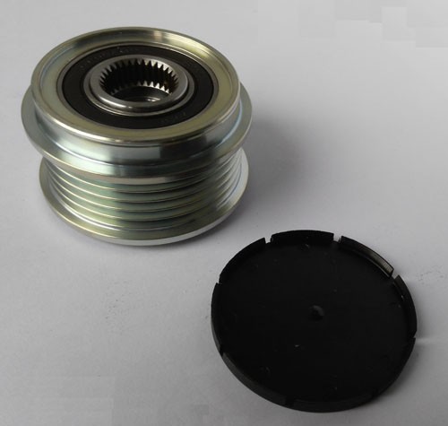 Overrunning alternator pulley