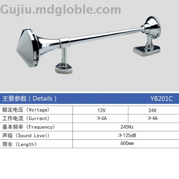 Electrically-controlled air horn