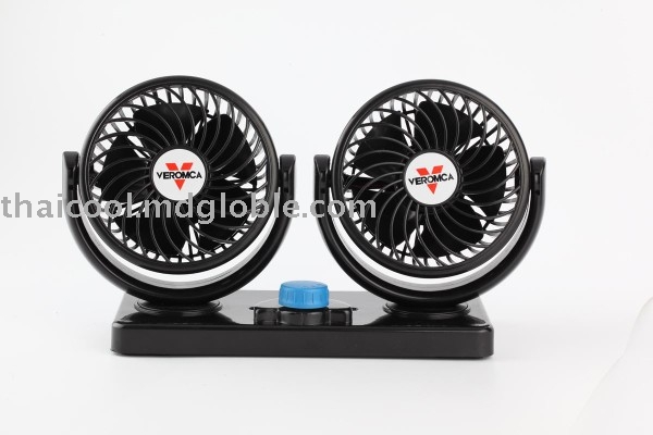 4inch double head auto oscillating car cooling fan 12v 24v car fan