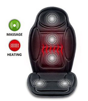 home office Car seat Cushion Vibrating massage cushion with heat therapy for back lumbar thighs legs 