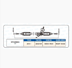 28027AR EPS Steering Gear / Steering Rack for HYUNDAI I20 56500-1R091 RHD