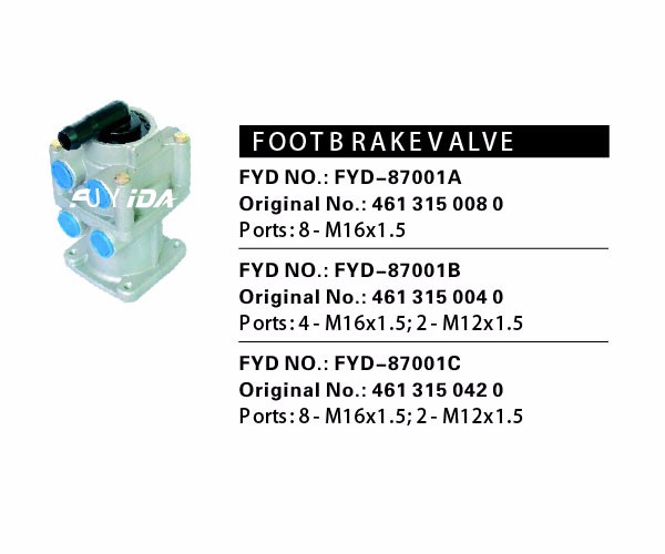 FOOT BRAKE VALVE
