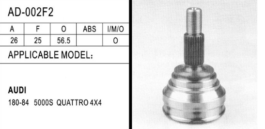 C.V.JOINT(OUTER) AD-002F2