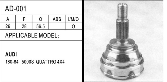 C.V.JOINT(OUTER) AD-001