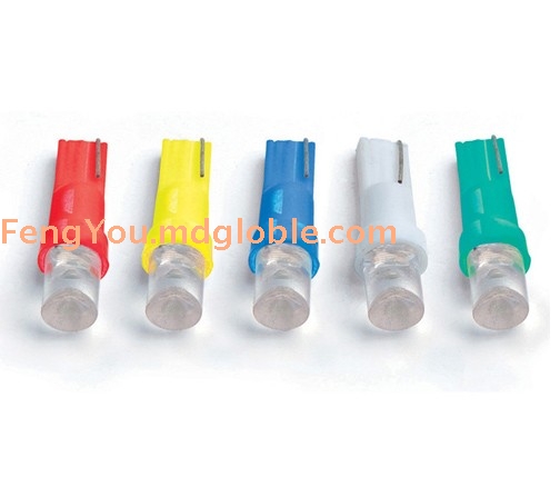 LED Automobile Bulb Series T5 WEDGE-1LED，CONCAVE SURFACE