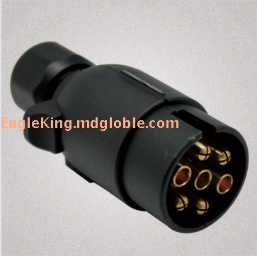 7 POLE PLASTIC MALE PLUG