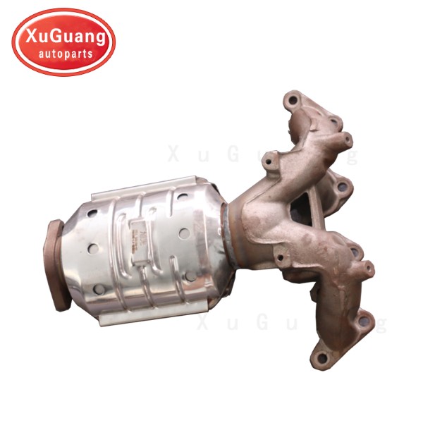 XG High Quality Integrated Catalytic Converter with Exhaust Manifold for hyundai Elantra  