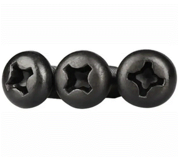 Half Round Head Hexagon Bolt 6-Bobes Recess Bolt Black Zinc Plating