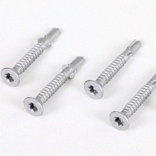 Galvanized Drill Tail Screw Metric Measurement Self Drilling Screws Countersunk Head Inside Plum Drill Tail Screw with Wing