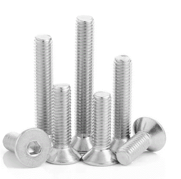 Hex Socket Bolt M4 M5 M6 304 Stainless Steel A2-70 Flat ISO10642 Special Torx Allen Inner Hexagon Screw