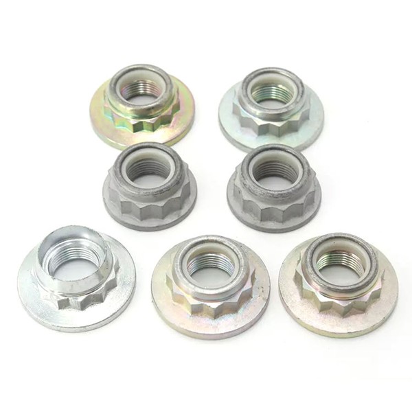 Custom 12 Point Nuts Prevailing Torque Type All-Metal Twelve Point Flange Nuts