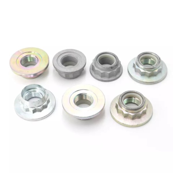 Custom 12 Point Nuts Prevailing Torque Type All-Metal Twelve Point Flange Nuts