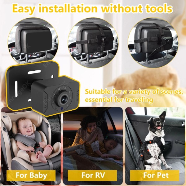 EnruigeOK Baby Car Camera 5
