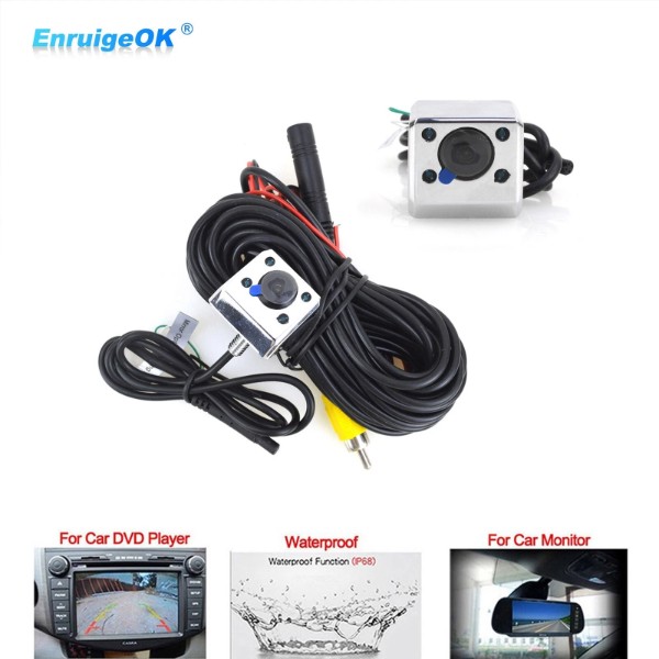 EnruigeOK Car Reverse Backup Camera Night Vision Side/Rear View Camera IP68 Waterproof