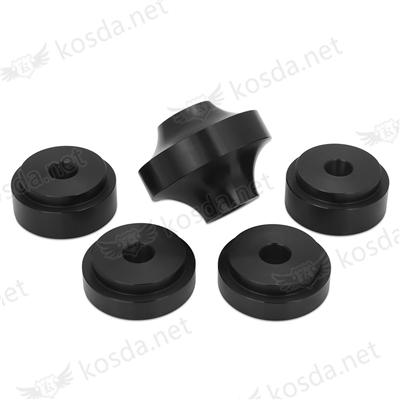 5psc/set Aluminum Solid Differential Mount Bushing with Billet Inserts