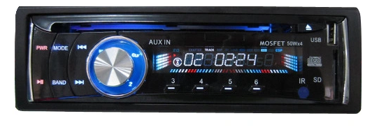 Car Cd Player with Mp3 Usb Sd Time Clock Radio Tuner