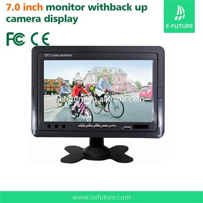 7 inch car lcd monitor Resolution is 1024 x768 with HDMI VGA