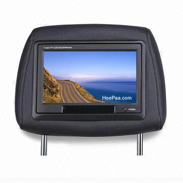 7 Inch Headrest Car TFT-LCD Monitor Player