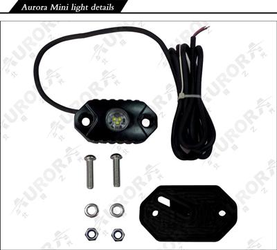 Multifunctional and small AURORA ip68 truck rock lights