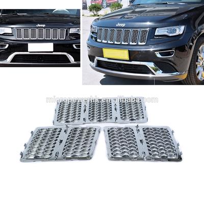 For 14-15 JEEP Grand CHEROKEE Insert Honeycomb Mesh Front Grille Cover