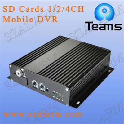 1/2/4CH SD Card Mobile DVR/Car dvr/bus dvr/vehicle dvr