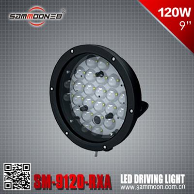 9 Inch 120W Round LED Driving Light_SM-9120-RXA
