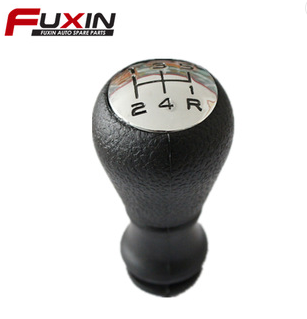 Car black plastic Chrome cap 5 speed gear shift knob for peugeot 206  