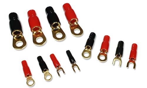 GOLD PLATED RING TERMINALS