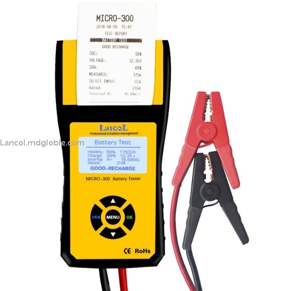 Diagnostic tool Car battery tester with printer MICRO-300