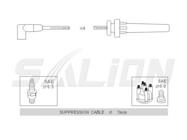 Ignition Cable,SL-97049
