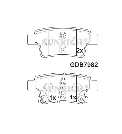  DISC BRAKE LINING  GAC AND KE
