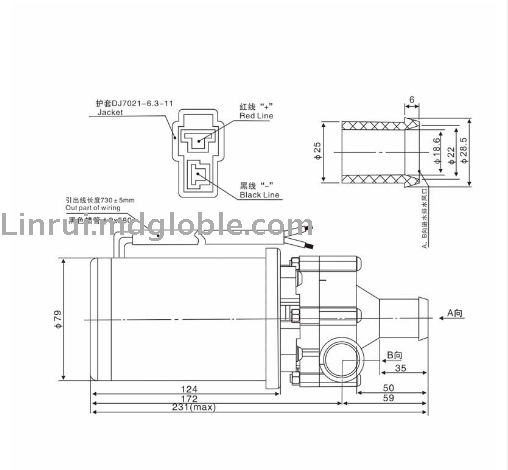 ZD-2731A-Heater water pump assemblyG-01