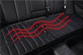 GEDE long heated rear seat cushion for car