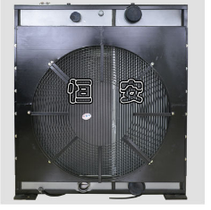 vertical cooling system of generator set