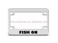 Motorcycle decorative number plate frames 