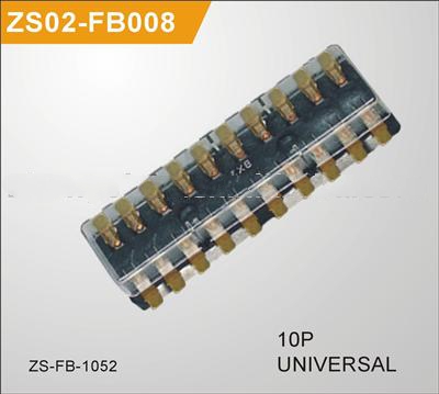 ZS02-FB008 FUSE BOX 10P UNIVERSAL