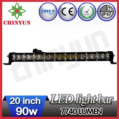High quality and hot price for 20 inch 90w cree led light bar, off road truck led light bar