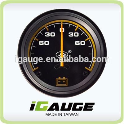 Traditional Auto Gauge, 52mm Mechanical Gauge,270 degree scale,Amp gauge