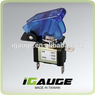 Blue LED 12v 20A Racing Car Toggle Switch