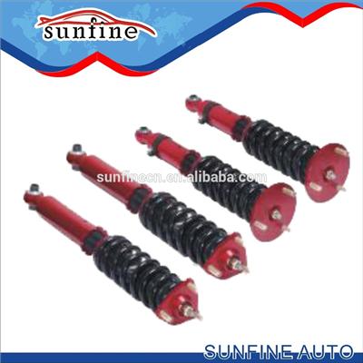 Front and Rear Car Adjustable Shock Absorber Suspension Coilover Kit