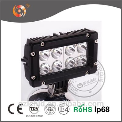 24W 9-100V Wide Voltage LED Cree Multiple Work 4" Rectangular Universal Focus Light for Tractor/Truck/Offroad/ATV/Auto/Bus/Agro