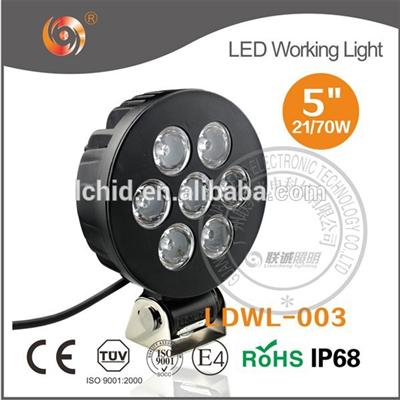 2016 New Product 5" 35w led truck light and trailer lights
