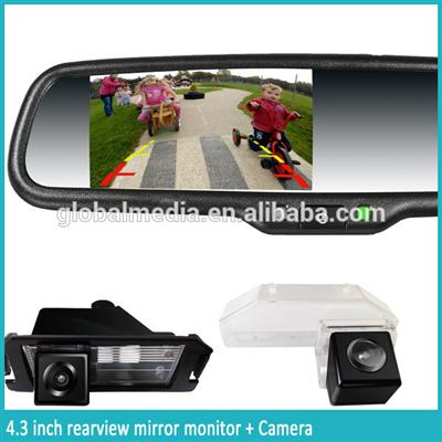 Windshield mounting parking sensor distance dispaly rear view mirror monitor car camera for cars
