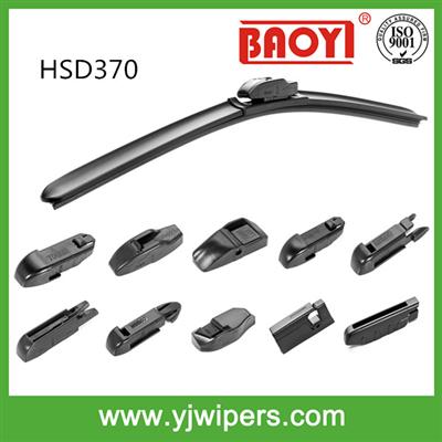 plastic wiper blades with 10 multiuse adapters