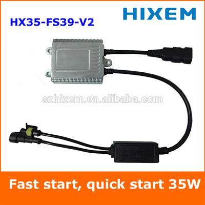Fast starting, quick start, 1 second starting HID ballast 12V 35W, less than 1% defective rate