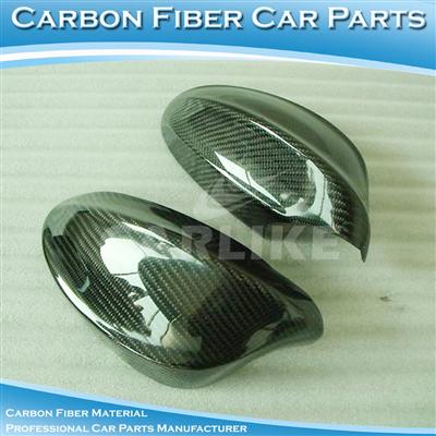 CARLIKE E90 2005-2008 Carbon Fiber Material Car Rear Side View Mirror Cover