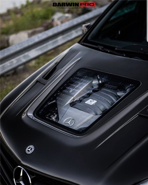 iMP-Performence Carbon Fiber Transparent Hood For Mercedes-Benz W204 C63 AMG