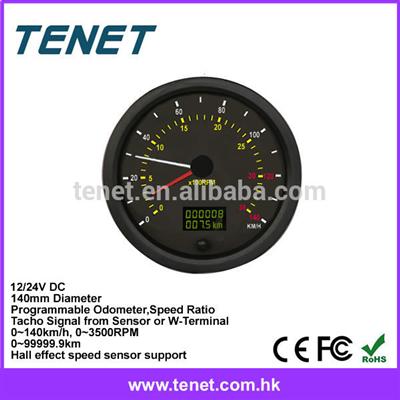 international speedometer 12V 24V, universal digital car speedometer international series