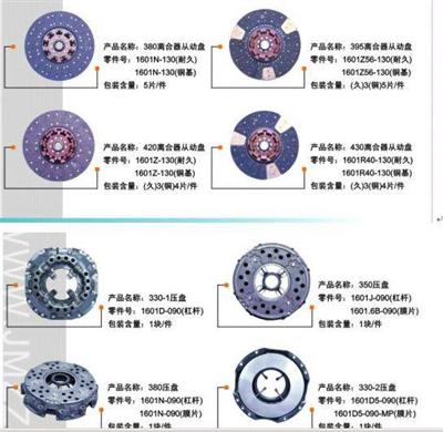 Clutch discs for Dongfeng Series