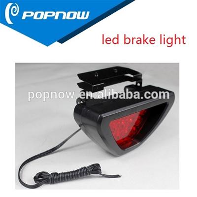 Hot selling F1 Classic Style Tail Brake Light 12 LEDS Flash Led Brake Light with RED BLUE WHITE Light Colors for Options